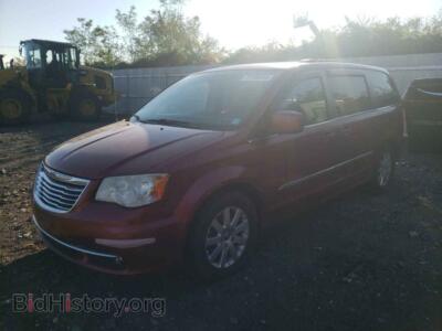 2014 Chrysler MINIVAN Touring, red — VIN 2C4RC1BG0ER246963, Copart