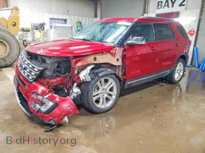 2017 Ford EXPLORER, red — VIN 1FM5K8D85HGC30209, Copart