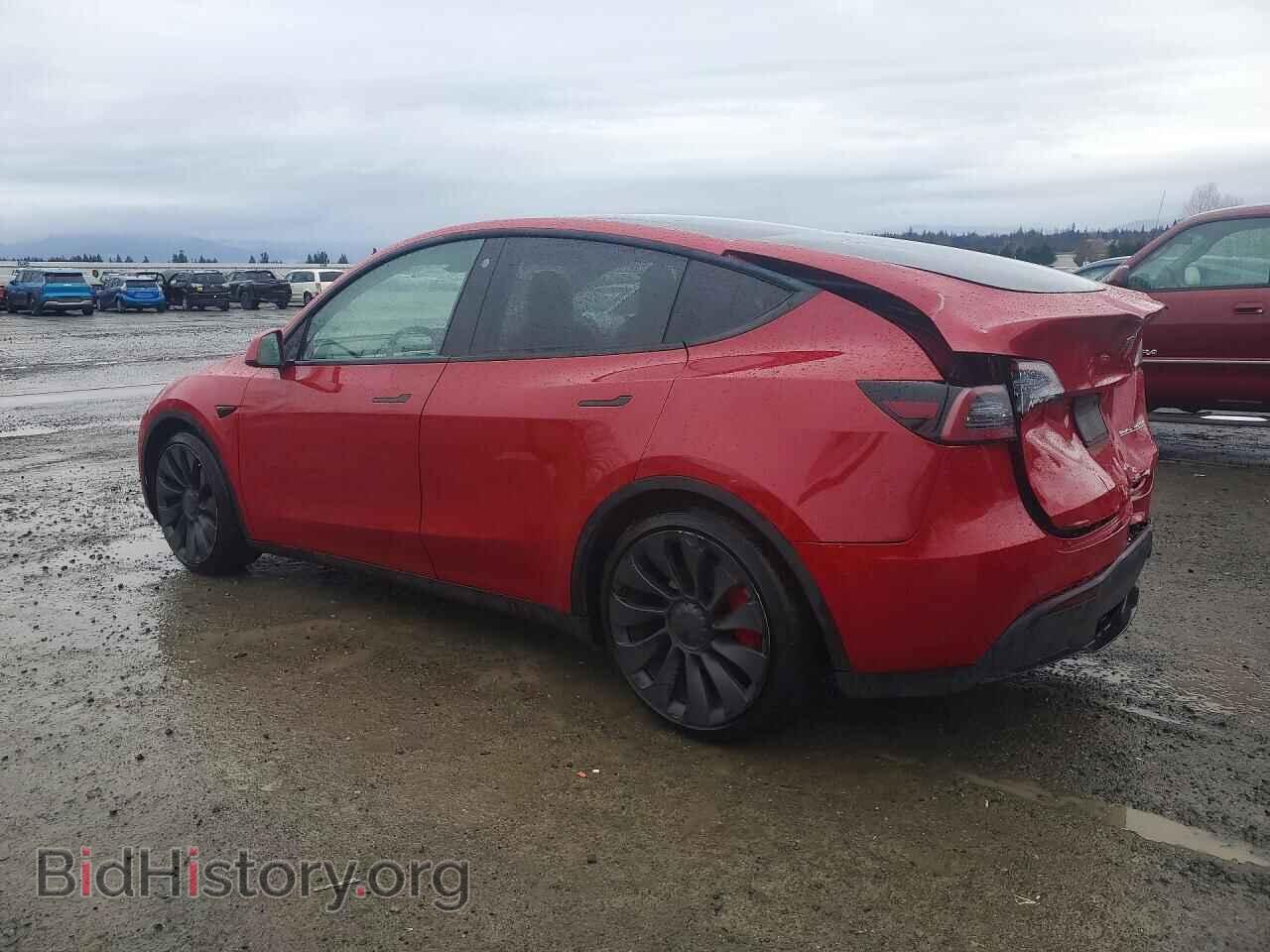 2022 TESLA MODEL Y - VIN: 7SAYGDEF5NF491874 - Фото 2