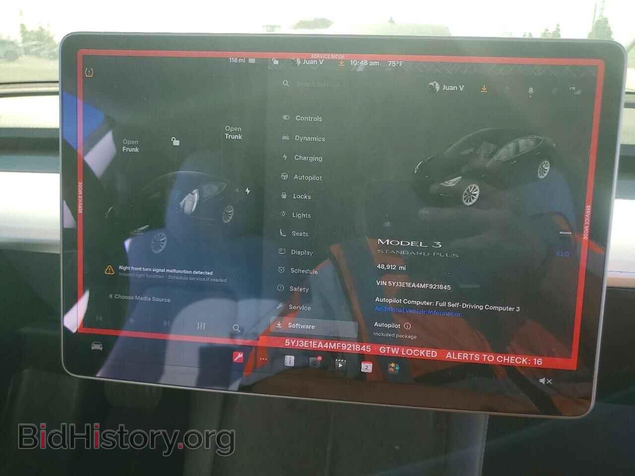 2021 TESLA MODEL 3 - VIN: 5YJ3E1EA4MF921845 - Photo 9