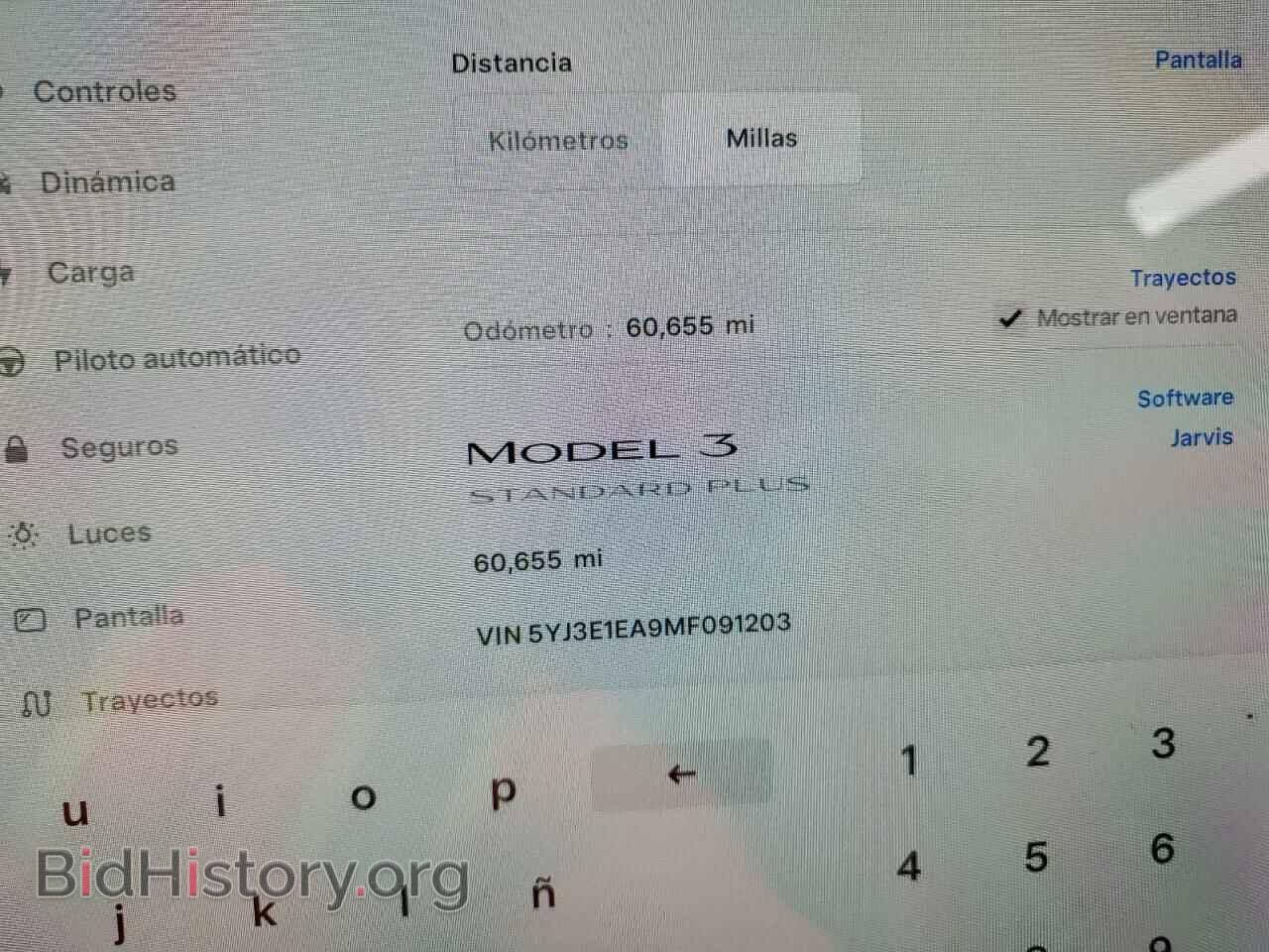 2021 TESLA MODEL 3 - VIN: 5YJ3E1EA9MF091203 - Фото 9