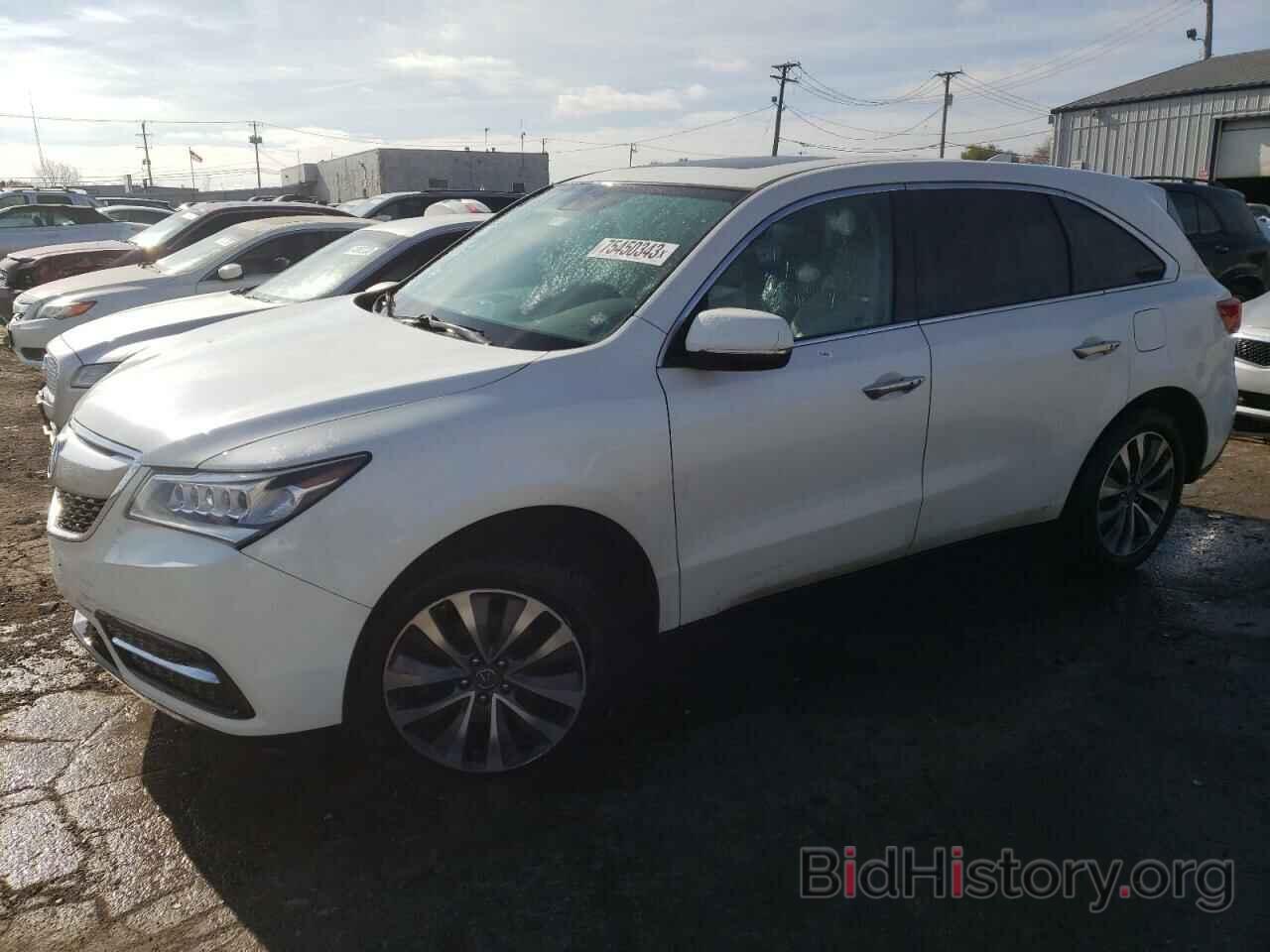 Photo 5FRYD4H46EB011839 - ACURA MDX 2014