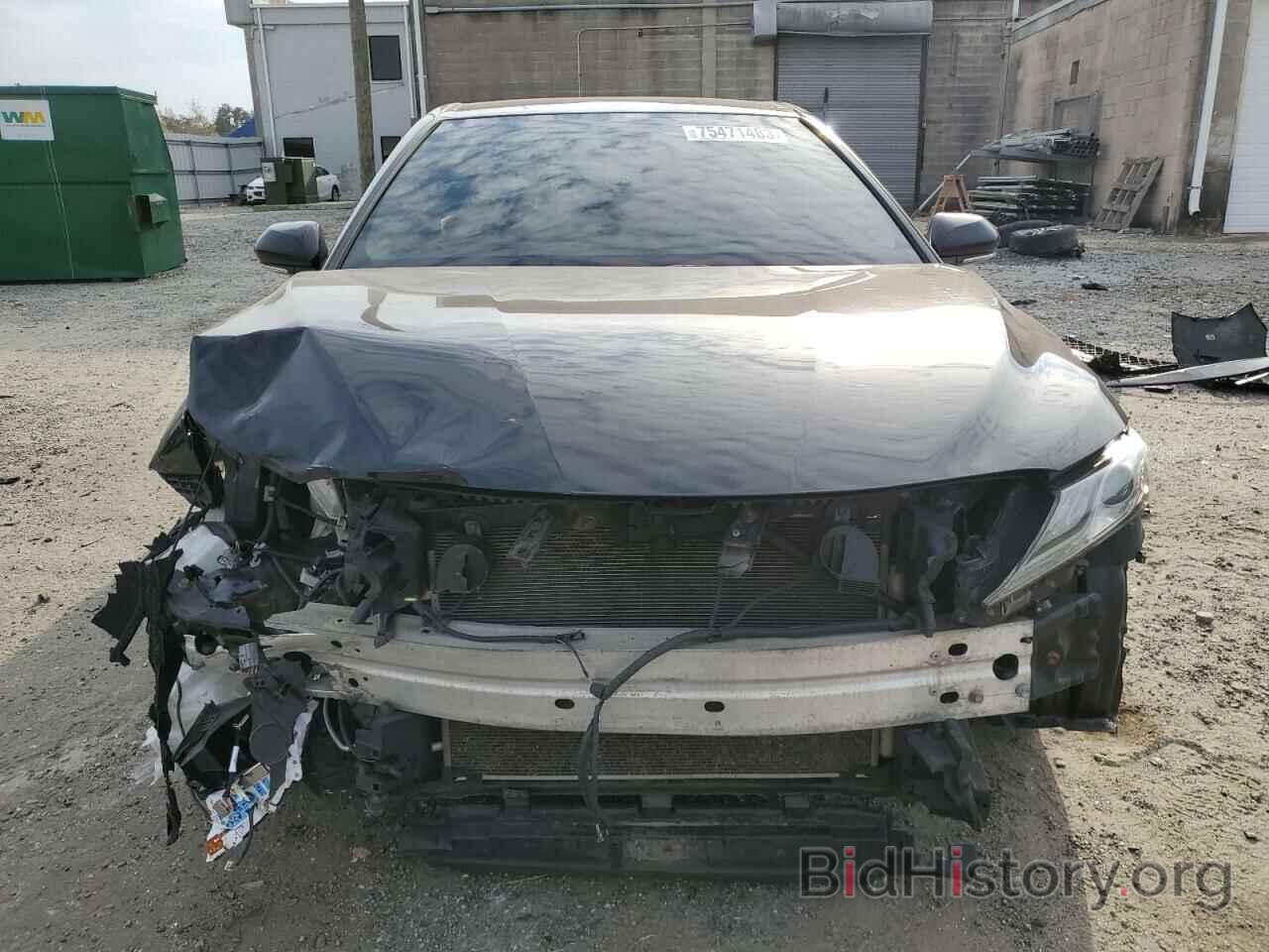 Report 4T1B61HK3JU010871 TOYOTA CAMRY 2018 BLACK GAS - price and damage ...