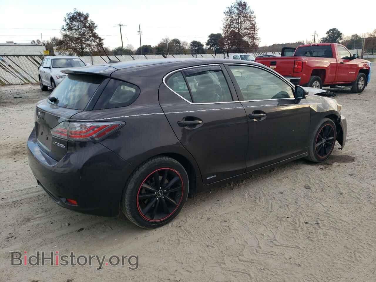 2012 LEXUS CT 200 - VIN: JTHKD5BH0C2102533 - Фото 3