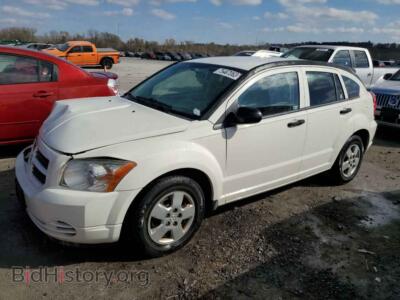 2007 Dodge CALIBER, white — VIN 1B3HB28B97D376974, Copart