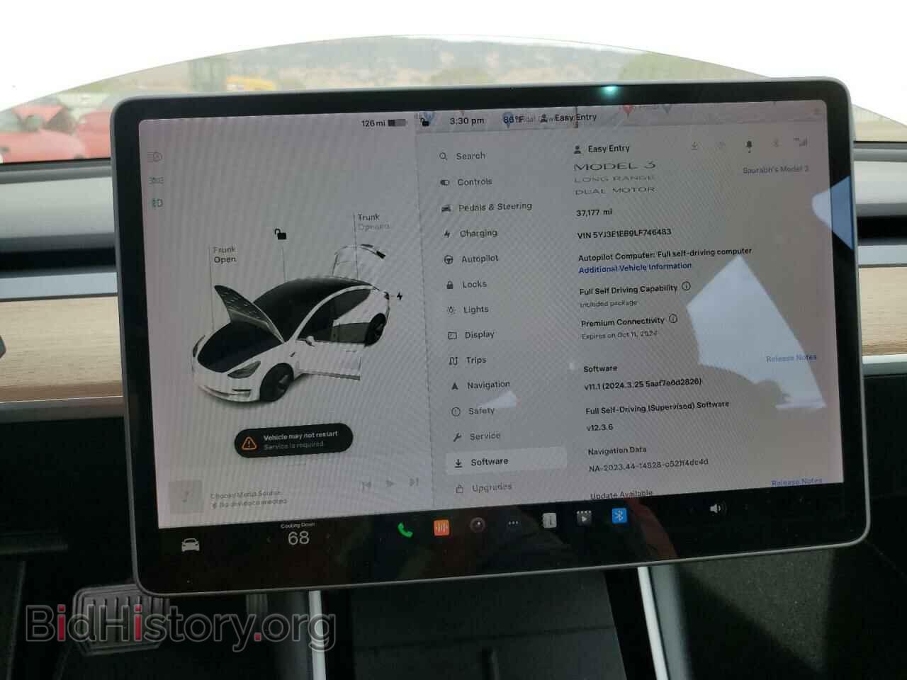 2020 TESLA MODEL 3 - VIN: 5YJ3E1EB9LF746483 - Фото 9