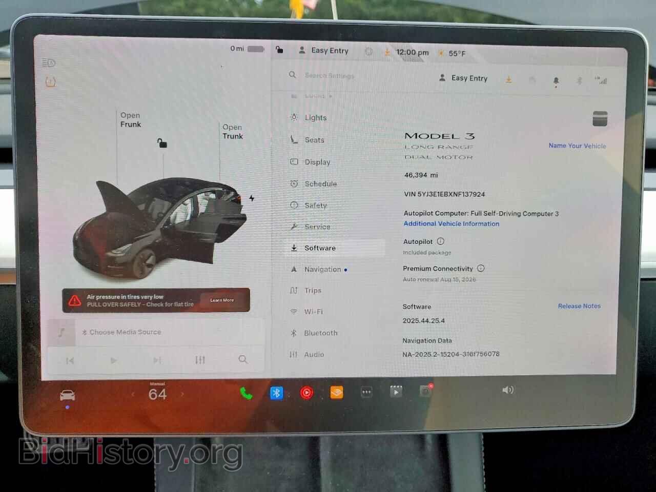 2022 TESLA MODEL 3 - VIN: 5YJ3E1EBXNF137924 - Фото 9
