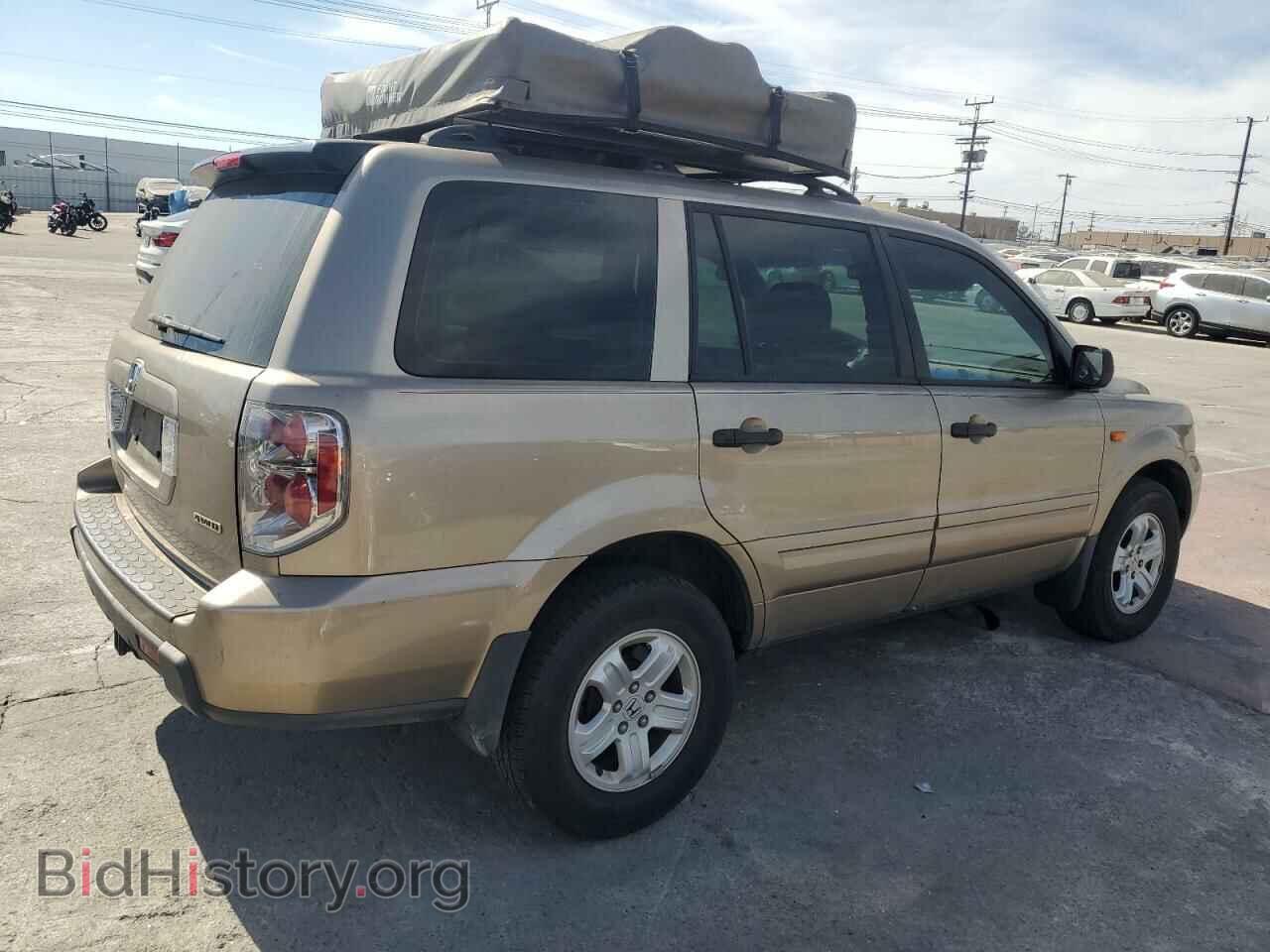 2006 HONDA PILOT - VIN: 2HKYF18176H510054 - Фото 3
