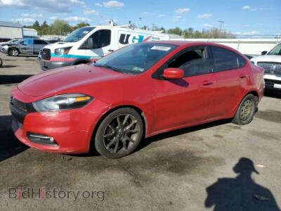 2013 Dodge DART SXT, красный — VIN 1C3CDFBA4DD304400, Copart