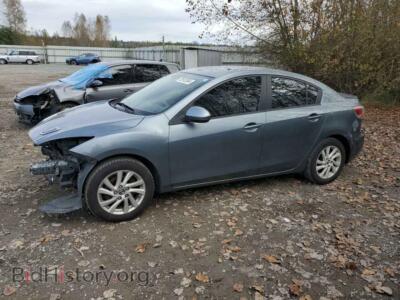 2013 Mazda 3 I, зеленый — VIN JM1BL1WP8D1736520, Copart