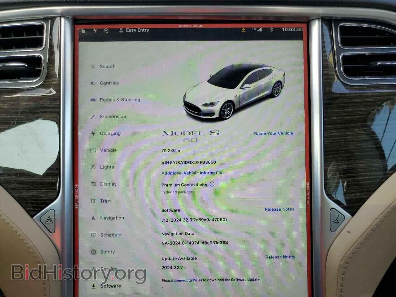 2013 TESLA MODEL S - VIN: 5YJSA1DGXDFP03650 - Photo 9