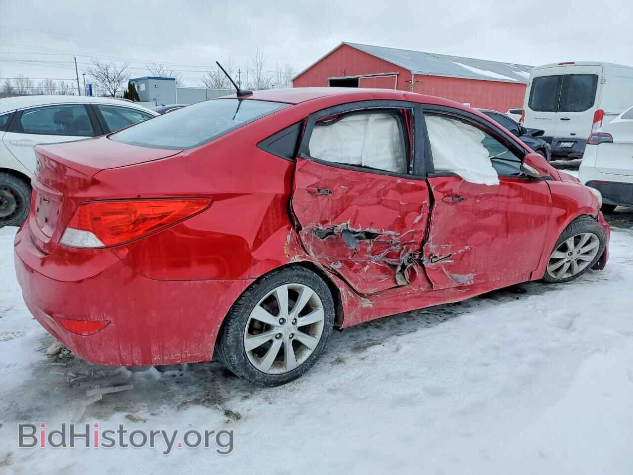 2013 HYUNDAI ACCENT - VIN: KMHCU4AE3DU327814 - Фото 3