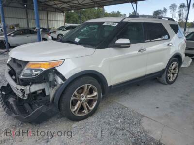 2012 Ford EXPLORER Limited, белый — VIN 1FMHK7F97CGA03643, Copart