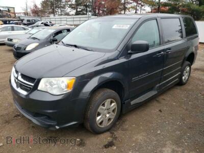 2011 Dodge CARAVAN Grand Cara, черный — VIN 2D4RN4DG0BR772811, Copart