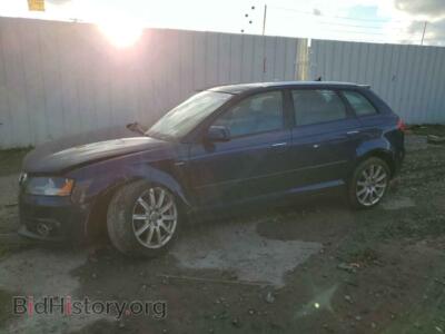 2012 Audi A3 A3 Premium, синий — VIN WAUBJAFM3CA059772, Copart