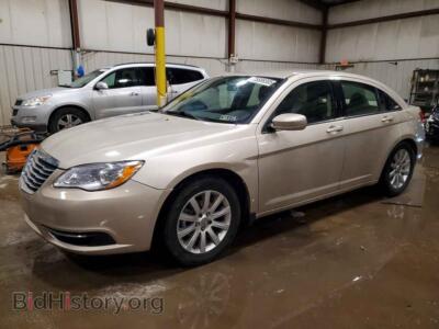 2013 Chrysler 200 Touring, бежевый — VIN 1C3CCBBB7DN683844, Copart