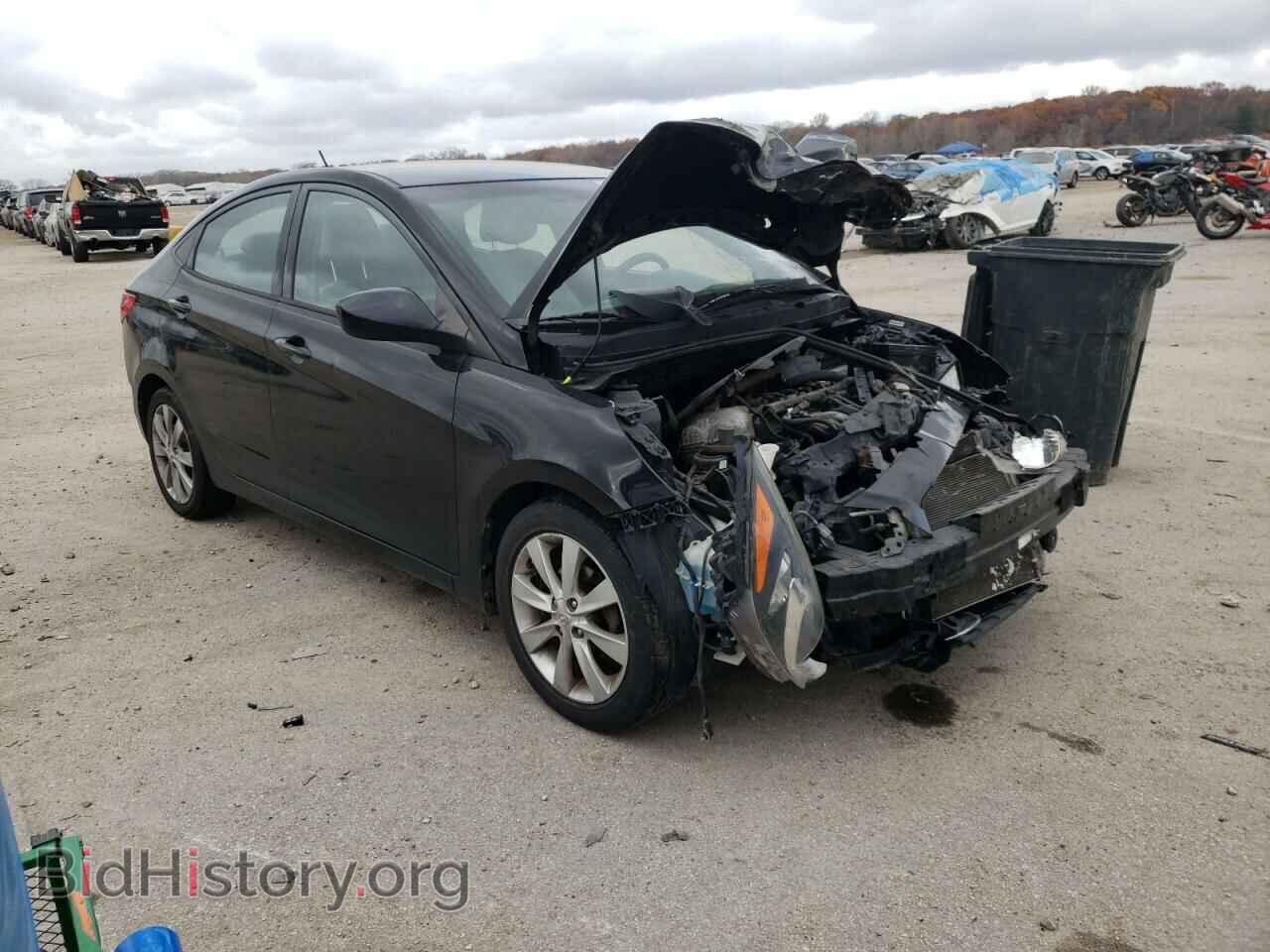 2013 HYUNDAI ACCENT - VIN: KMHCU4AE2DU392069 - Фото 4