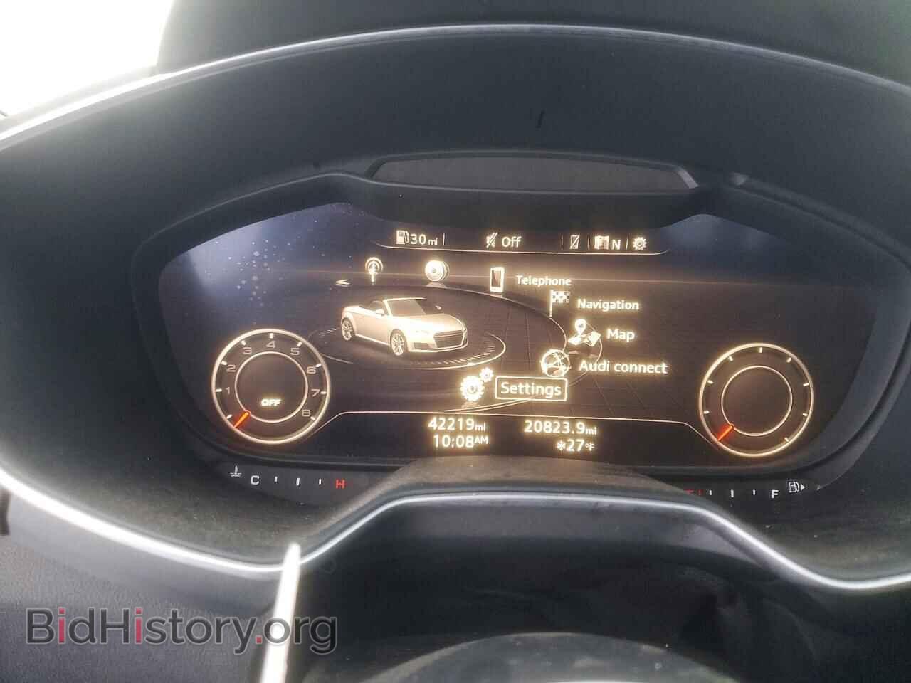 2016 AUDI TT - VIN: TRUT5CFVXG1001119 - Фото 9