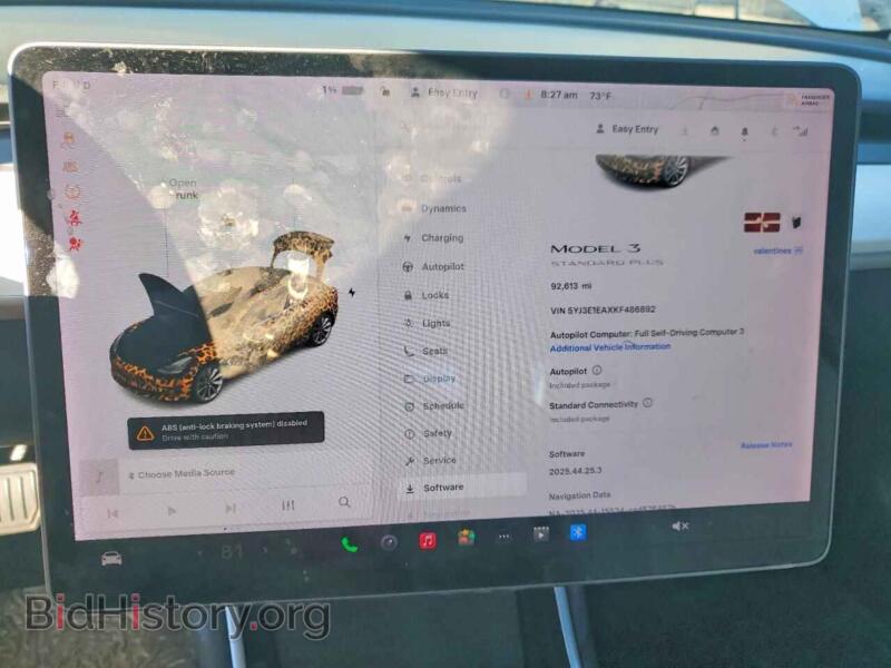 2019 Tesla MODEL 3 (VIN 5YJ3E1EAXKF486892) — фото 9 из 15