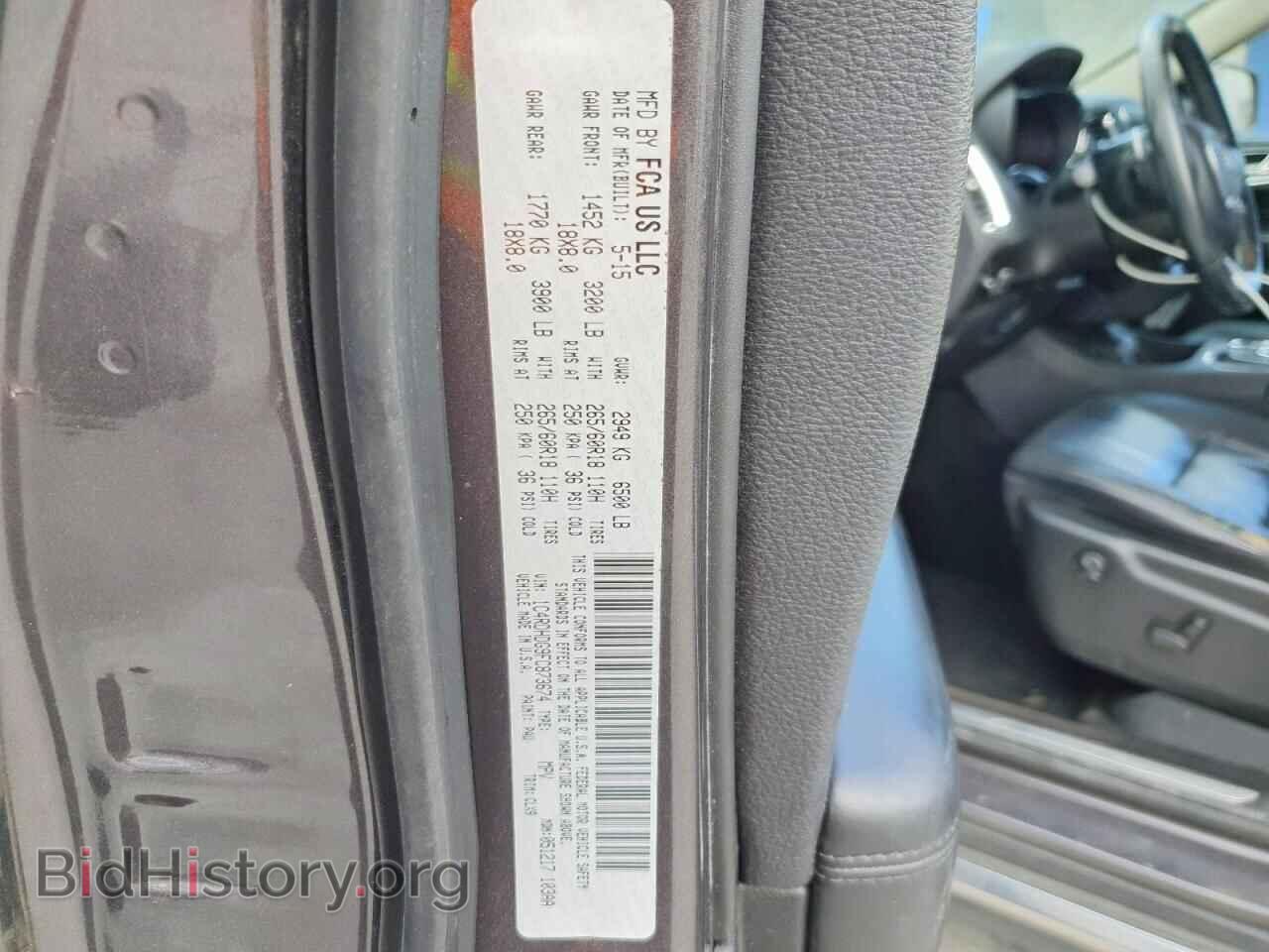 2015 DODGE DURANGO - VIN: 1C4RDHDG9FC873674 - Photo 14
