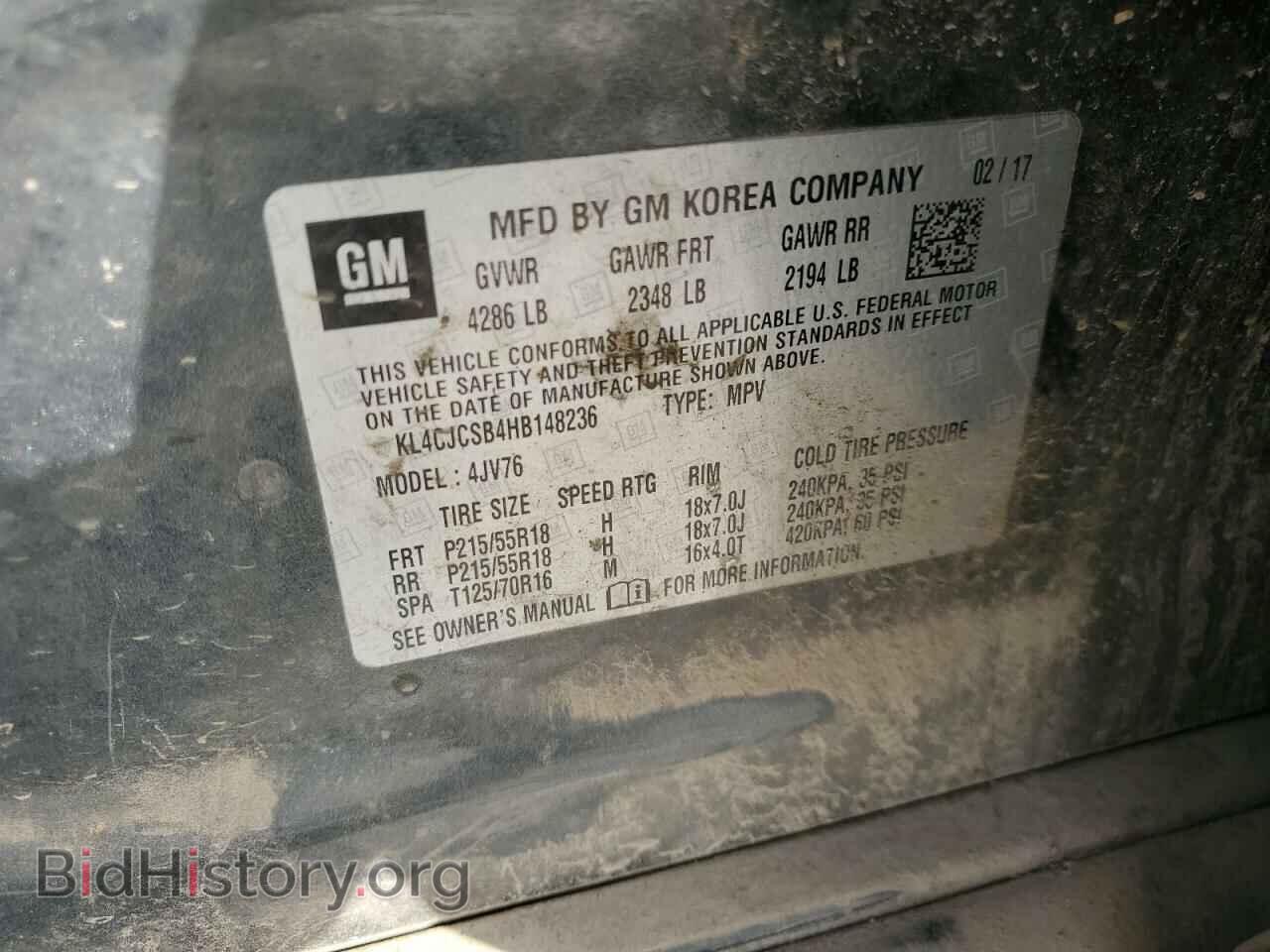 2017 BUICK ENCORE - VIN: KL4CJCSB4HB148236 - Photo 13