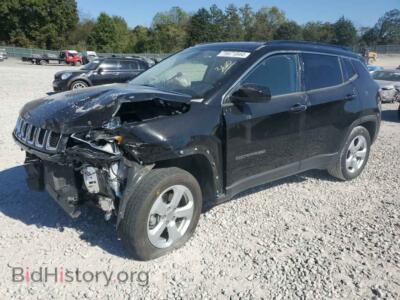 2020 Jeep COMPASS Latitude, черный — VIN 3C4NJCBB2LT169687, Copart