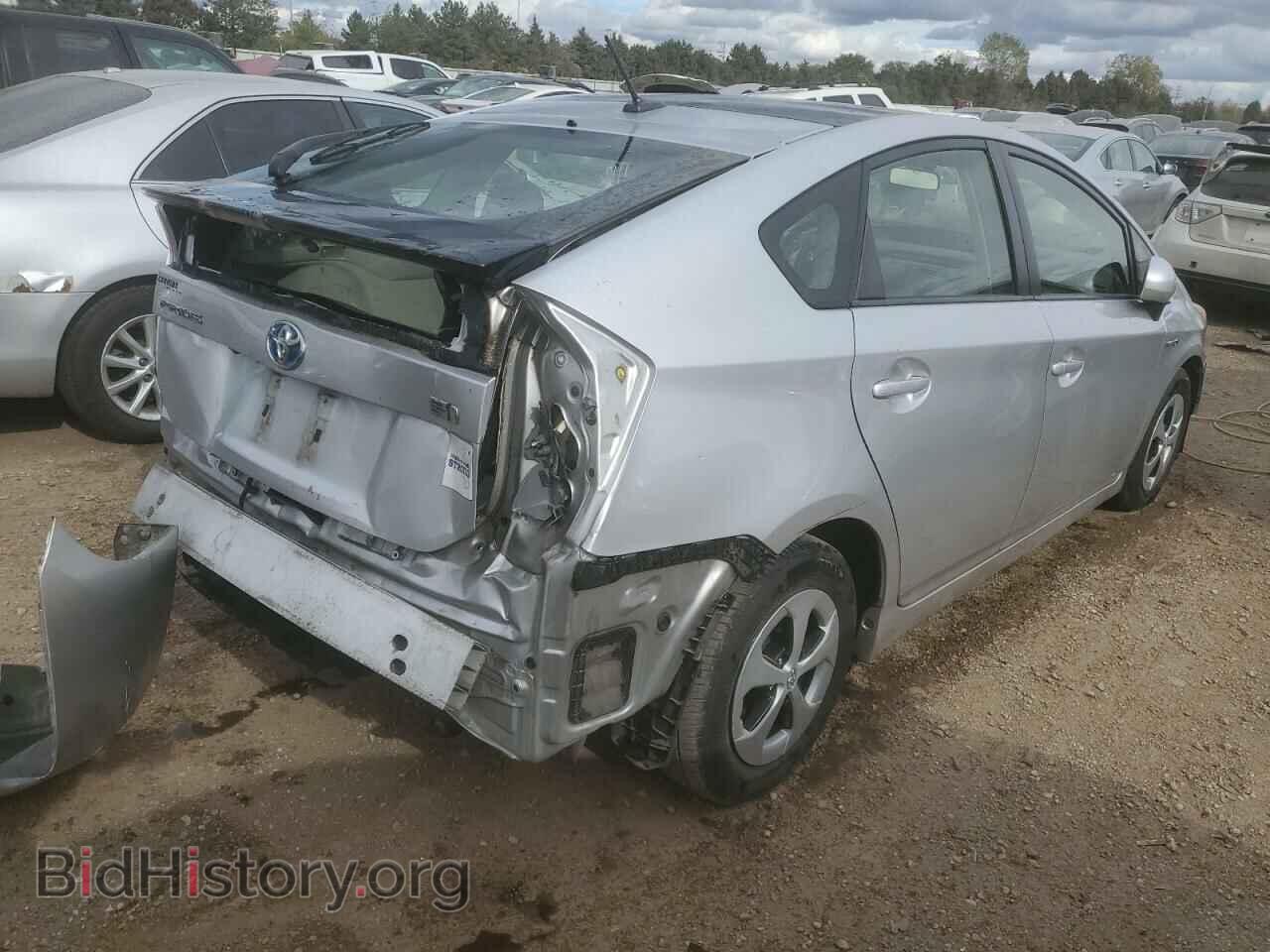 2012 TOYOTA PRIUS - VIN: JTDKN3DU9C5528779 - Фото 3