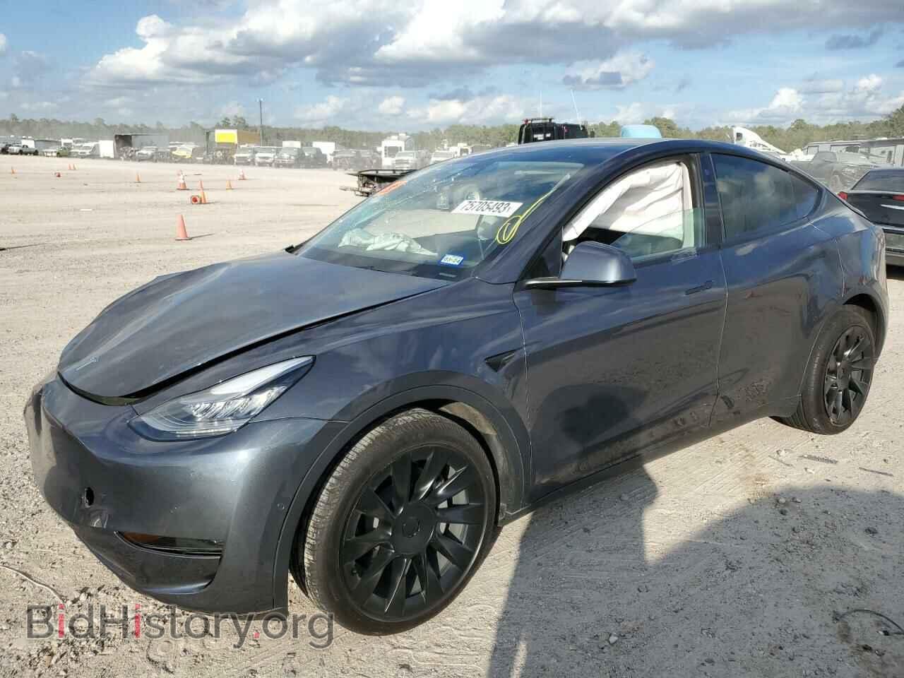 Photo 5YJYGDED5MF109059 - TESLA MODEL Y 2021