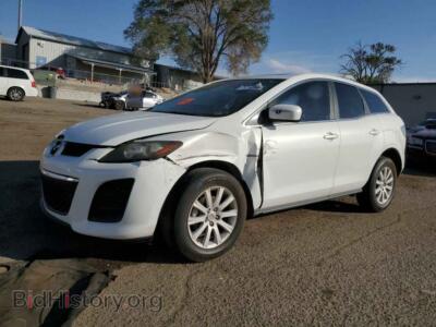 2010 Mazda CX-7, white — VIN JM3ER2W55A0309627, Copart