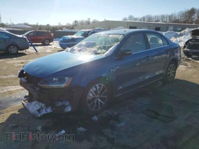 2017 Volkswagen JETTA SE, blue — VIN 3VWDB7AJ9HM287047, Copart