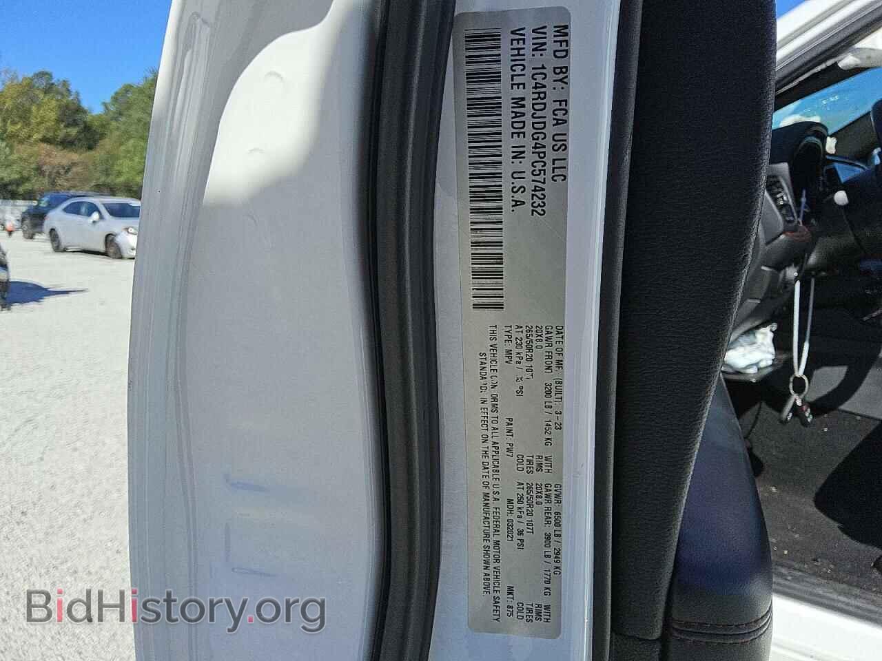 2023 DODGE DURANGO - VIN: 1C4RDJDG4PC574232 - Photo 14