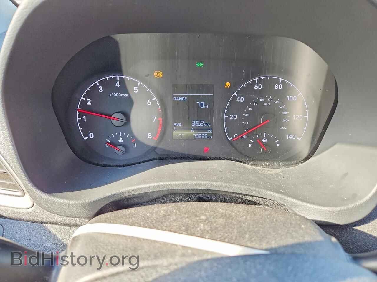 2018 HYUNDAI ACCENT - VIN: 3KPC24A30JE020880 - Фото 9