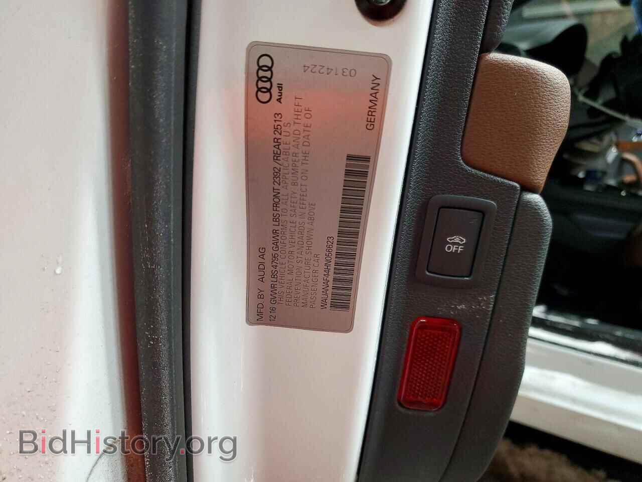 2017 AUDI A4 - VIN: WAUANAF44HN056623 - Фото 12