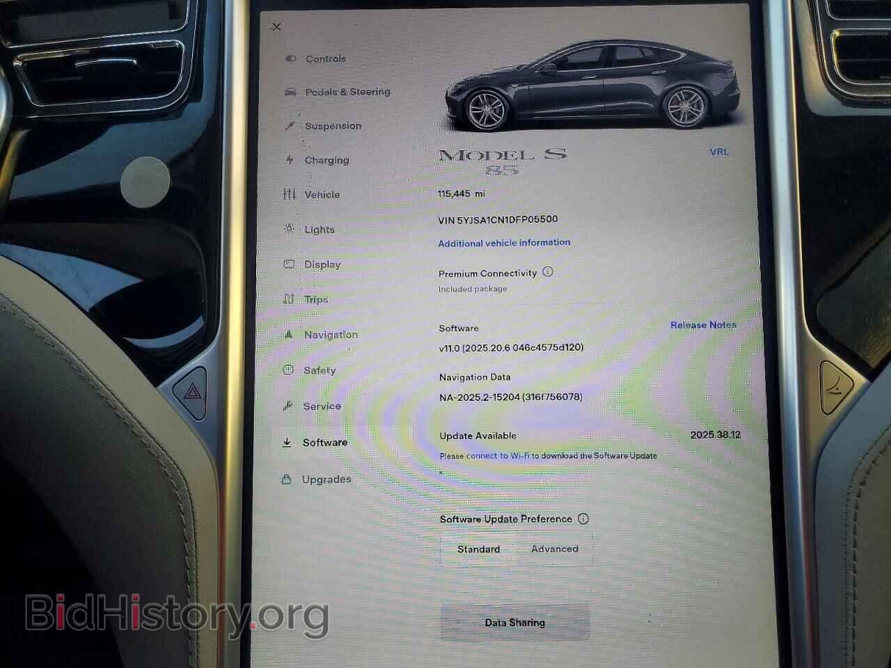 2013 TESLA MODEL S - VIN: 5YJSA1CN1DFP05500 - Photo 9