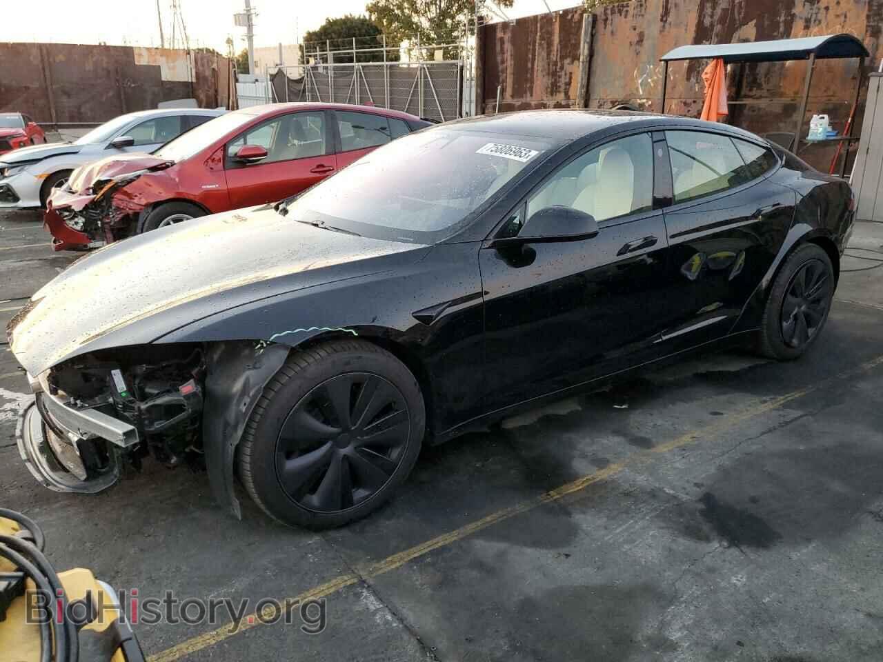Photo 5YJSA1E52MF455584 - TESLA MODEL S 2021