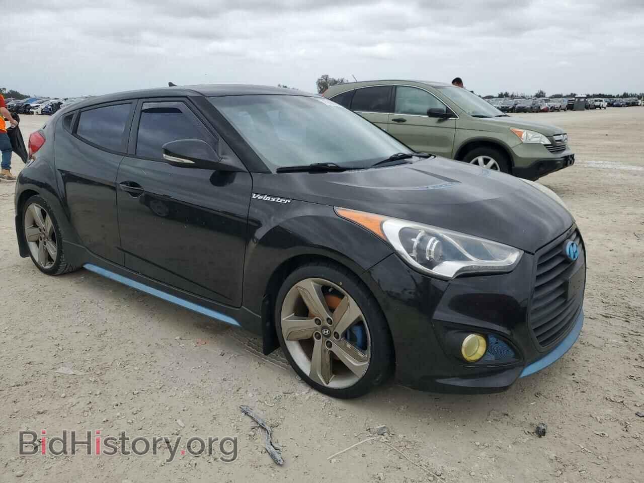 2013 HYUNDAI VELOSTER - VIN: KMHTC6AE1DU173473 - Фото 4