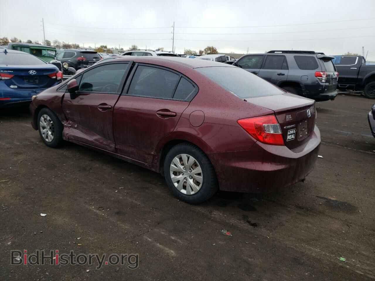 2012 HONDA CIVIC - VIN: 2HGFB2F51CH555429 - Фото 2