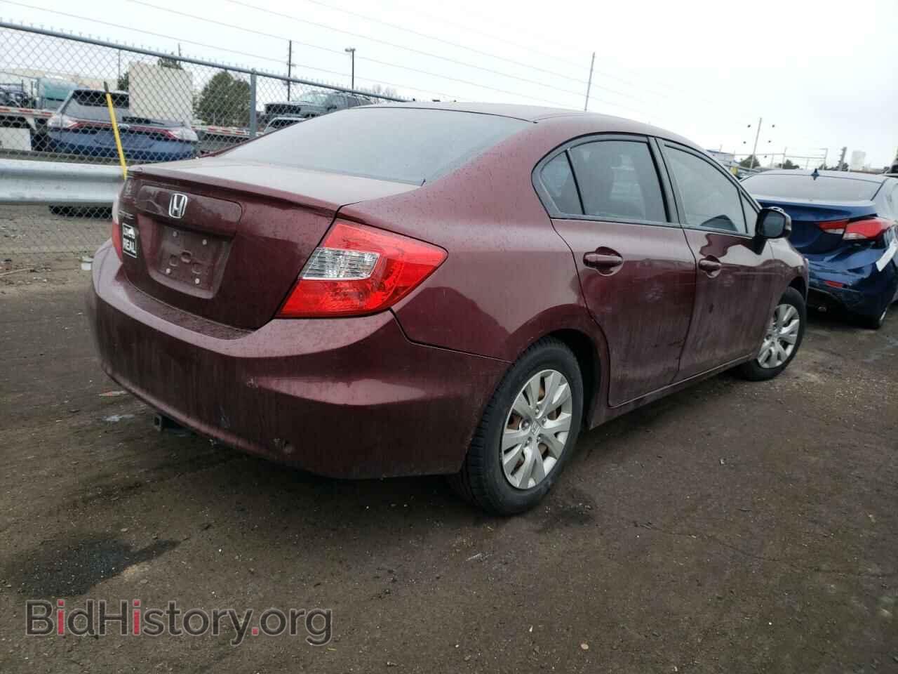 2012 HONDA CIVIC - VIN: 2HGFB2F51CH555429 - Фото 3