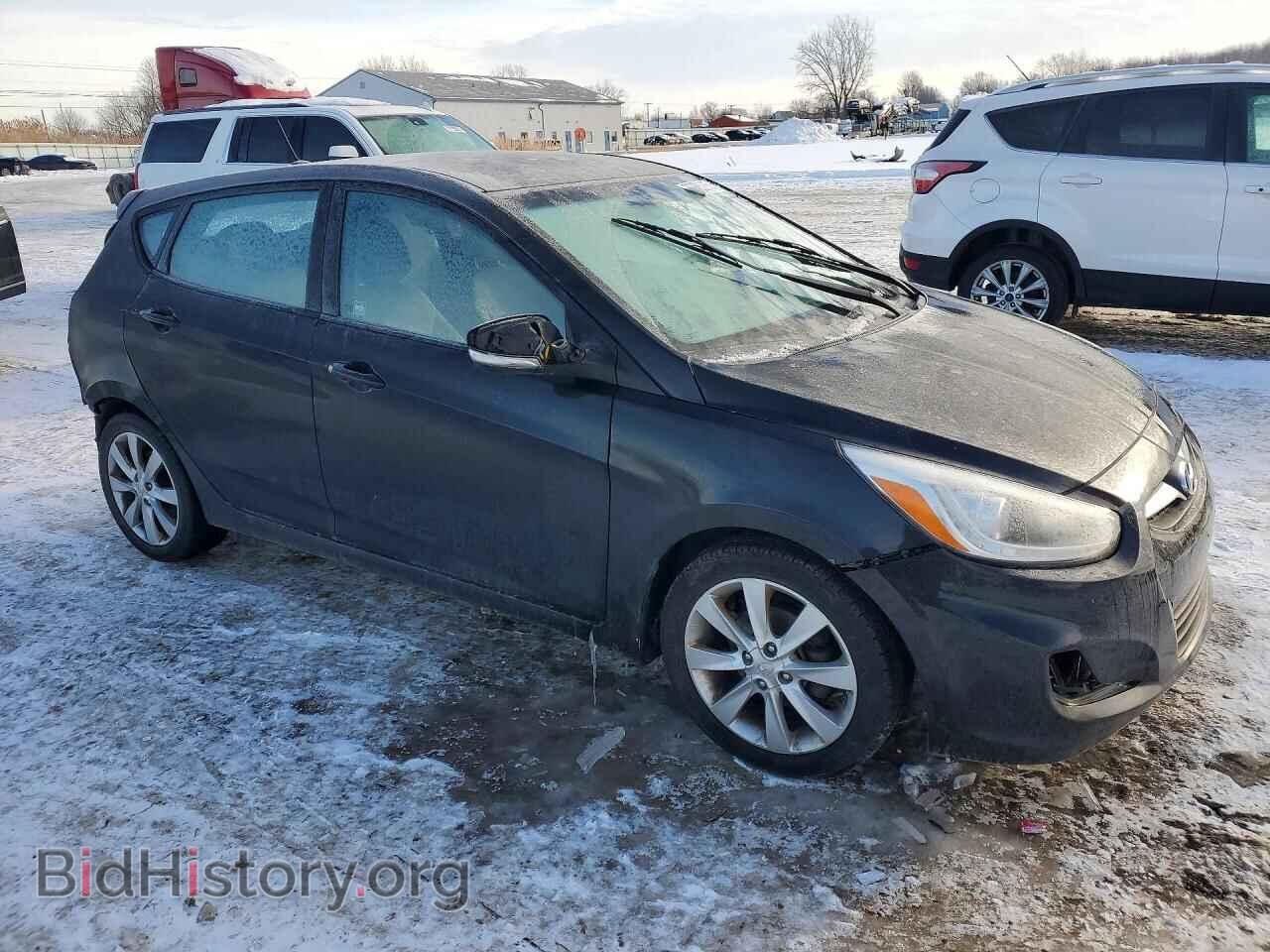 2014 HYUNDAI ACCENT - VIN: KMHCU5AE0EU168550 - Фото 4