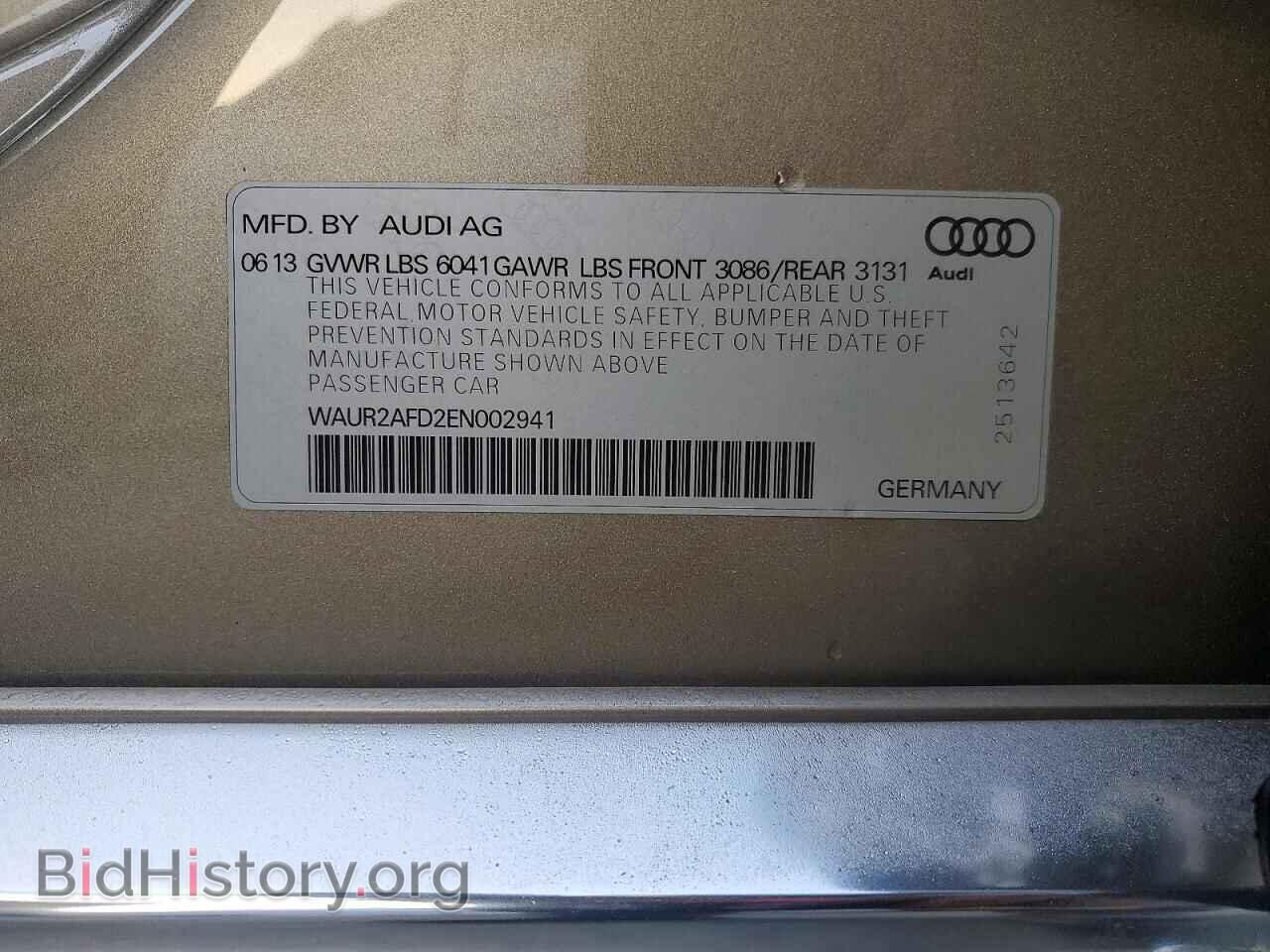 2014 AUDI A8 - VIN: WAUR2AFD2EN002941 - Photo 13