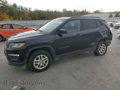 2017 Jeep COMPASS Sport, black — VIN 3C4NJDAB2HT642213, Copart