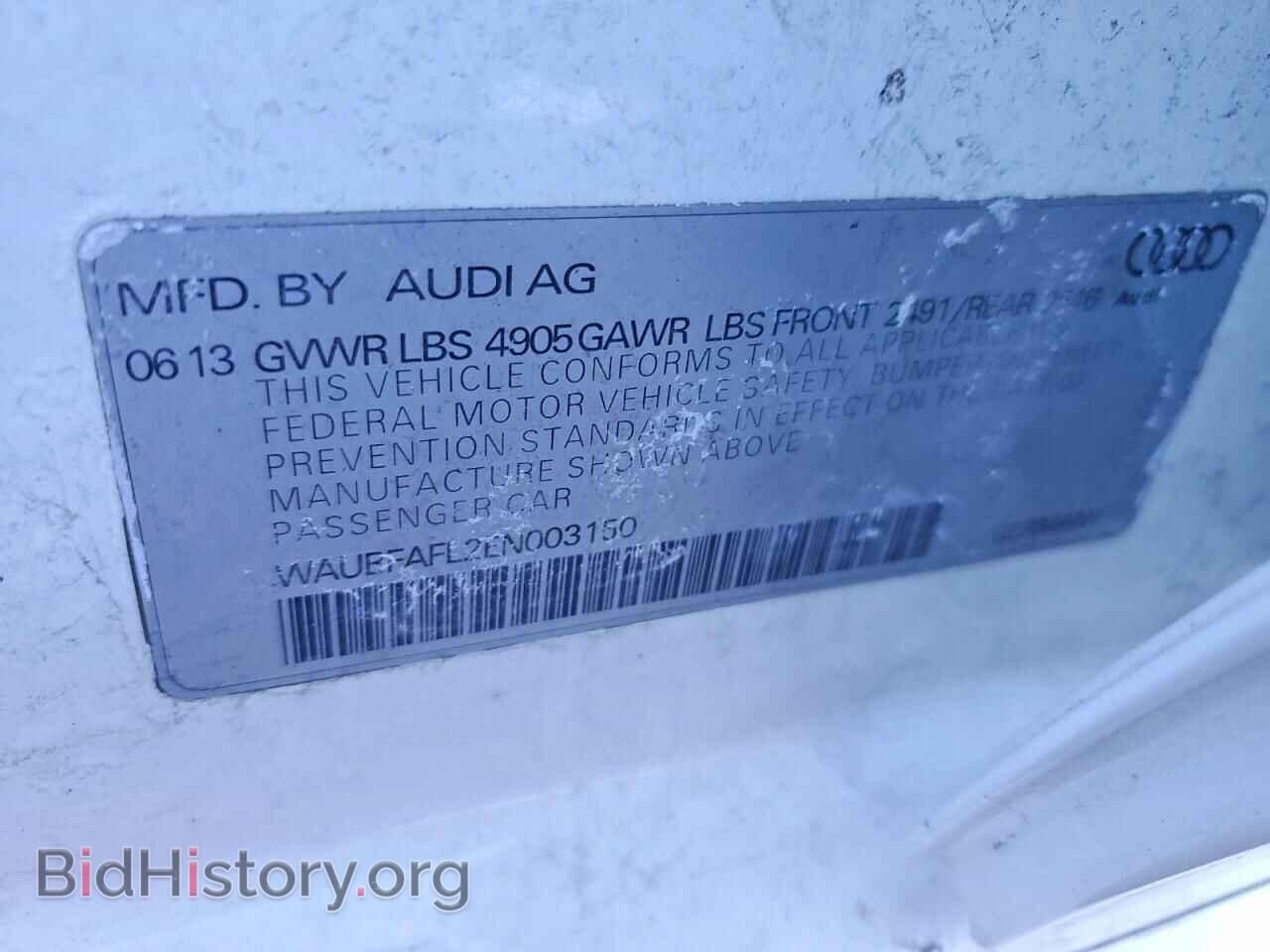 2014 AUDI A4 - VIN: WAUBFAFL2EN003150 - Фото 12
