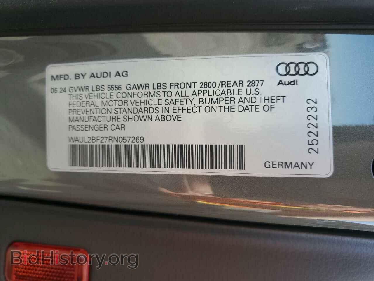 2024 AUDI A6 - VIN: WAUL2BF27RN057269 - Фото 13