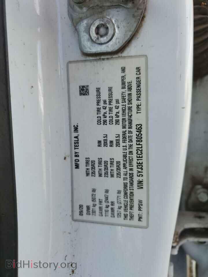 2020 TESLA MODEL 3 - VIN: 5YJ3E1EC2LF805463 - Photo 12