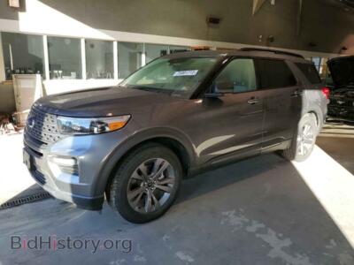 2021 Ford EXPLORER Explorer X, серый — VIN 1FMSK8DH1MGA12877, Copart