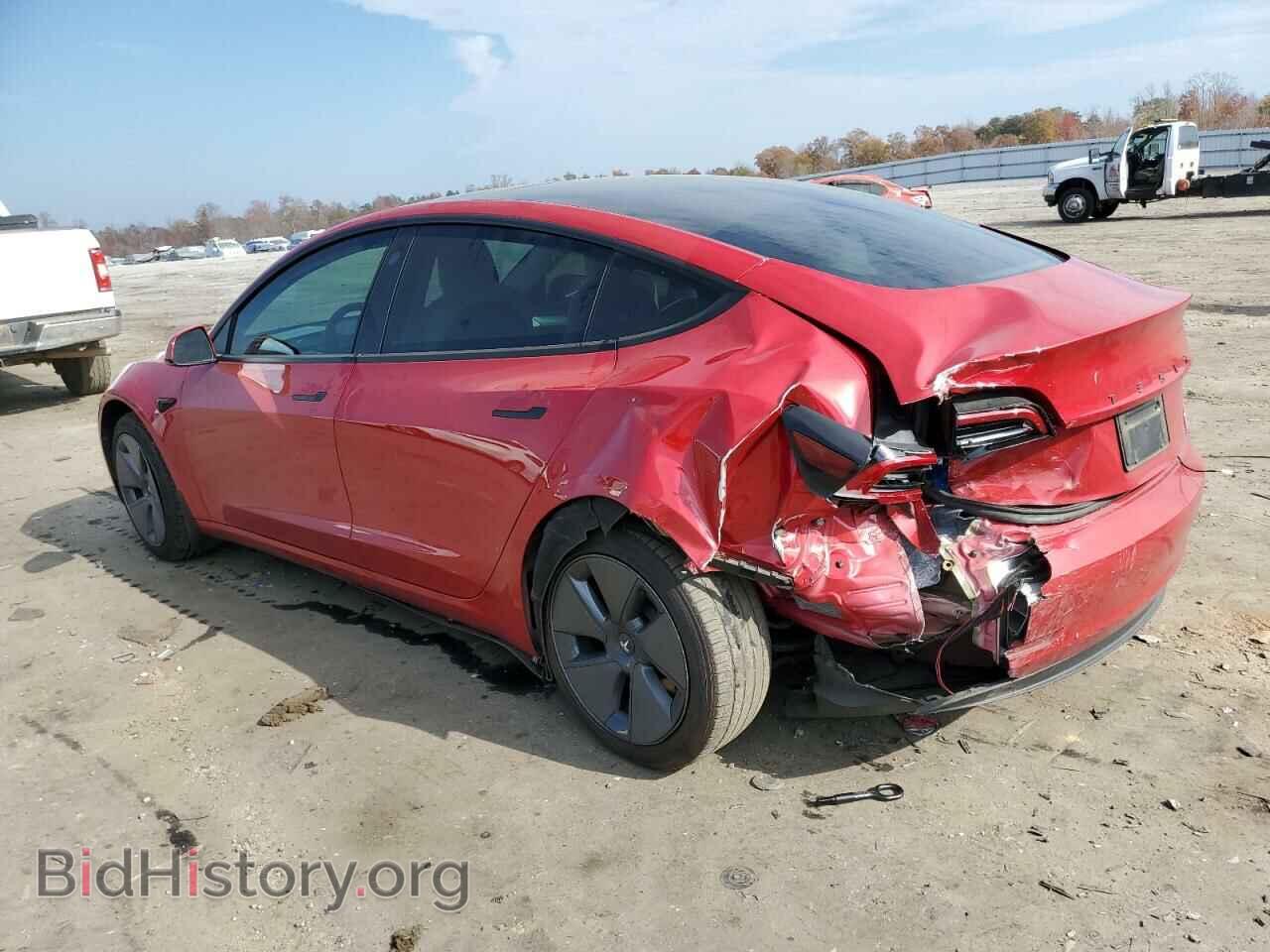 2022 TESLA MODEL 3 - VIN: 5YJ3E1EA7NF169947 - Фото 2