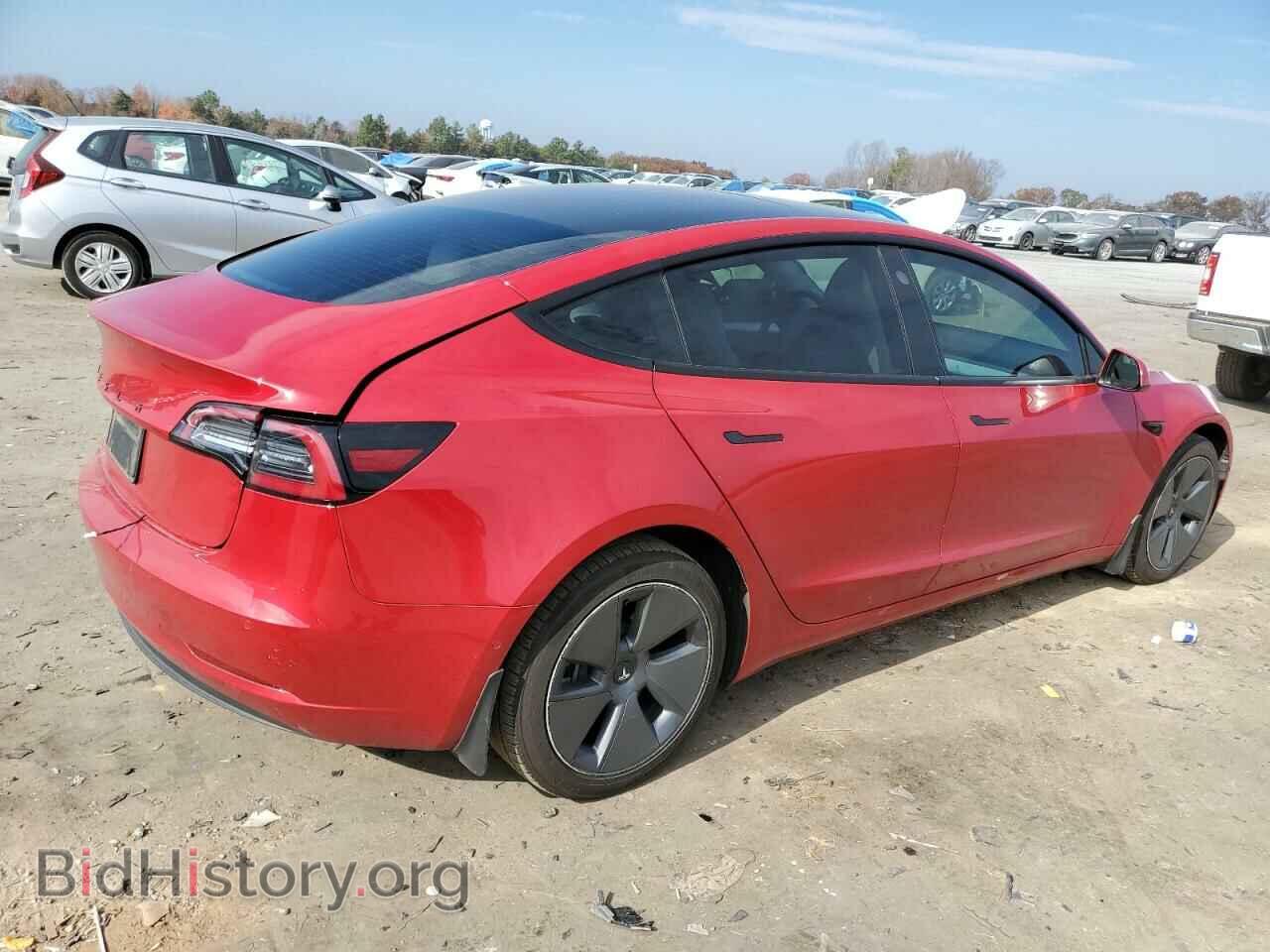 2022 TESLA MODEL 3 - VIN: 5YJ3E1EA7NF169947 - Фото 3