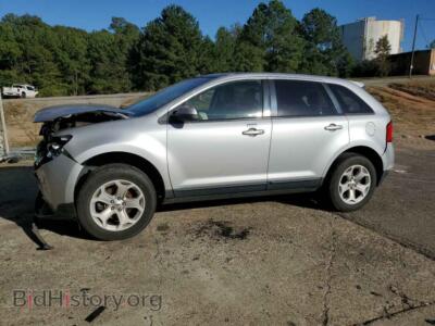 2014 Ford EDGE SEL, серебристый — VIN 2FMDK3JC1EBA96065, Copart