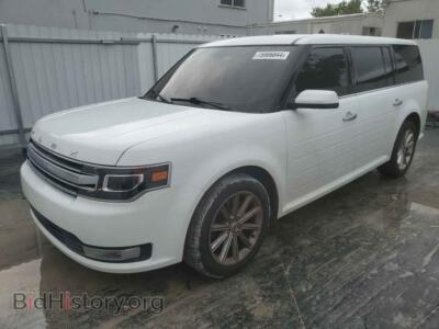 2019 Ford FLEX Limited, white — VIN 2FMGK5D85KBA08131, Copart