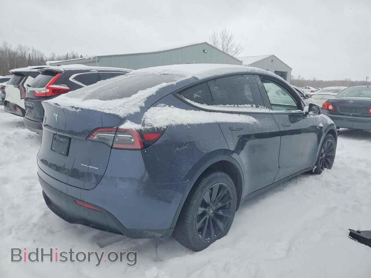 2022 TESLA MODEL Y - VIN: 7SAYGDEE1NF510766 - Фото 3